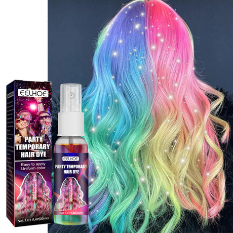 Party Temporary Hair Dye, Disposable Party Glitter Hair Color Fast And Easy Color Without Damaging Hair - V.I.P Digital Presence