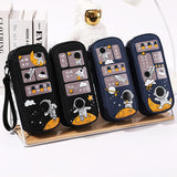 Pencil Case For Elementary School Students Pencil Case Large Capacity Children Simple Multifunctional Universe Star Stationery Box - V.I.P Digital Presence