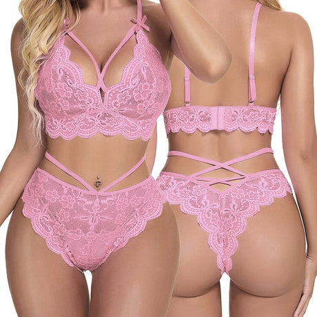 Hollow out new sexy sleepwear, seductive and fun nightgown, suspender and sexy lingerie, see through mesh - V.I.P Digital Presence
