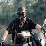 Half-Face Motorcycle Helmet for Cycling, with ECE and DOT Certifications. Made of ABS Material, Suitable for Men and Women. - V.I.P Digital Presence