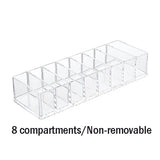 Household Transparent Divided Cosmetic Storage Box Sorting and Detachable Plastic Desktop Storage Box - V.I.P Digital Presence