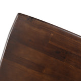 Roshan Farmhouse Acacia Wood Dining Chairs, Black / Walnut (Set of 2) - V.I.P Digital Presence