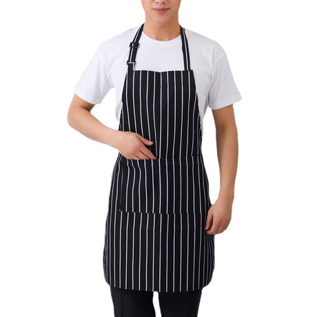 Adjustable Bib Apron With Pocket Black - V.I.P Digital Presence