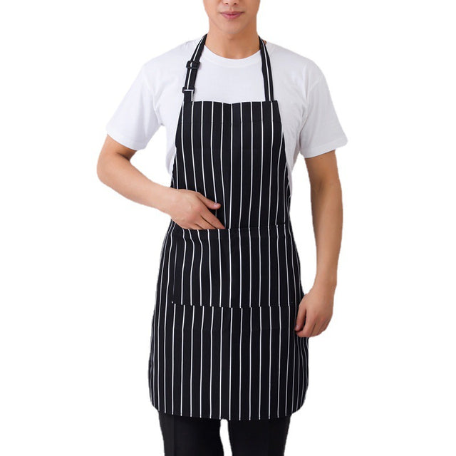 Adjustable Bib Apron With Pocket Black - V.I.P Digital Presence