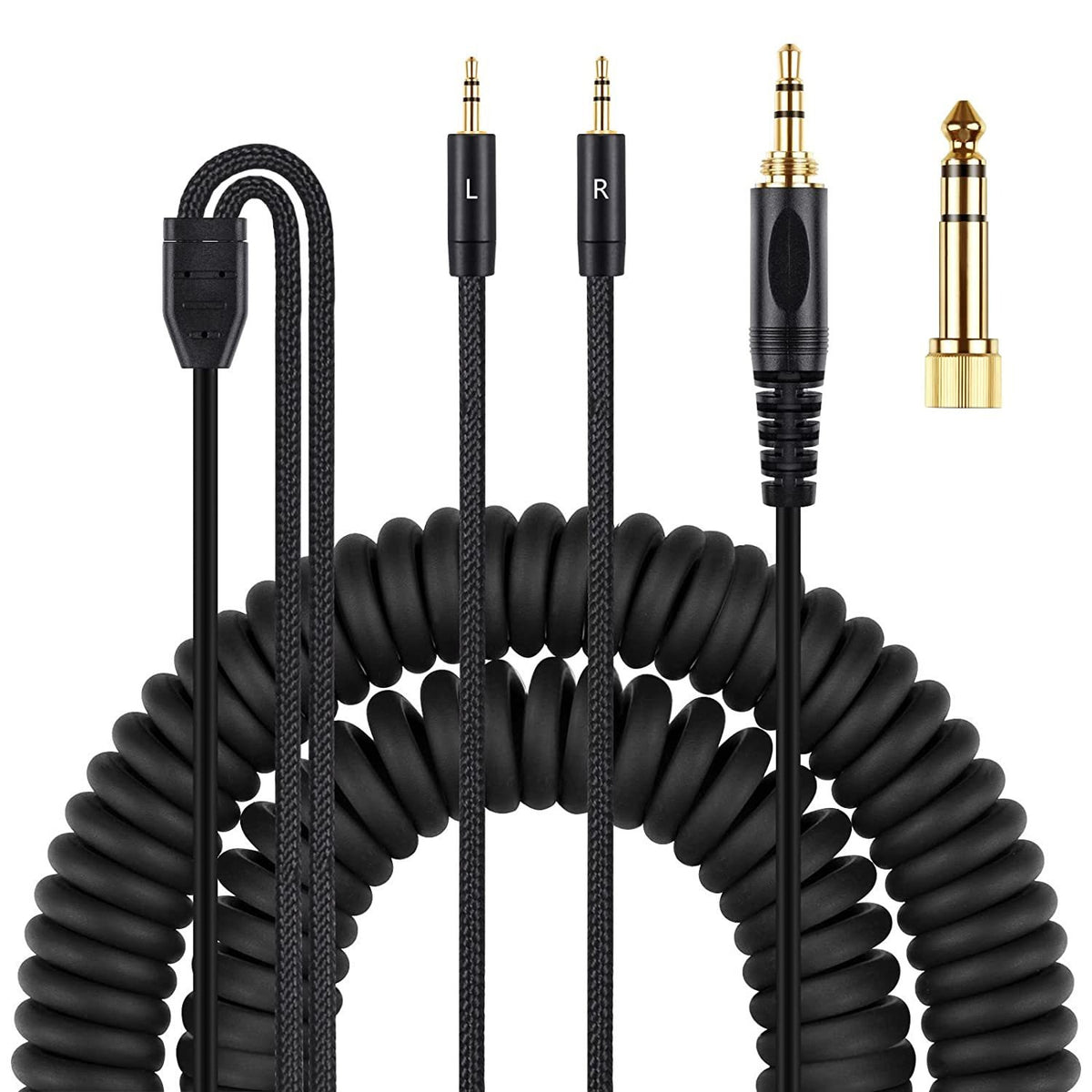 Suitable for HIFIMAN HE400i and He560 dual 2.5mm plug earphones with spring earphone cable upgrade cable - V.I.P Digital Presence