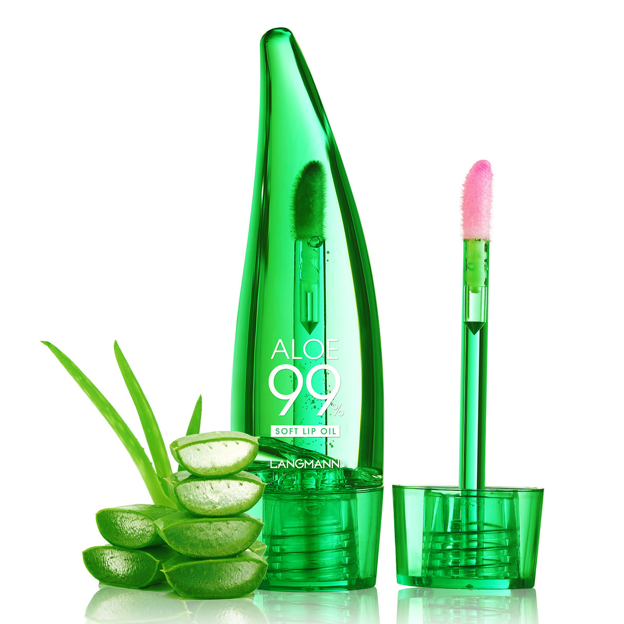 langmannni  Aloe vera lip gloss, temperature-sensitive color-changing lip glaze, moisturizing and protective lipstick, lip oil - V.I.P Digital Presence