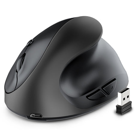 Vertical vertical grip rechargeable silent wireless anti mouse hand designer drawing office creative ergonomic mouse - V.I.P Digital Presence