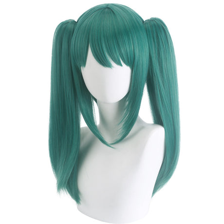 Hatsune Miku Vampire cos wig round head leather tiger clip double horsetail animation - V.I.P Digital Presence