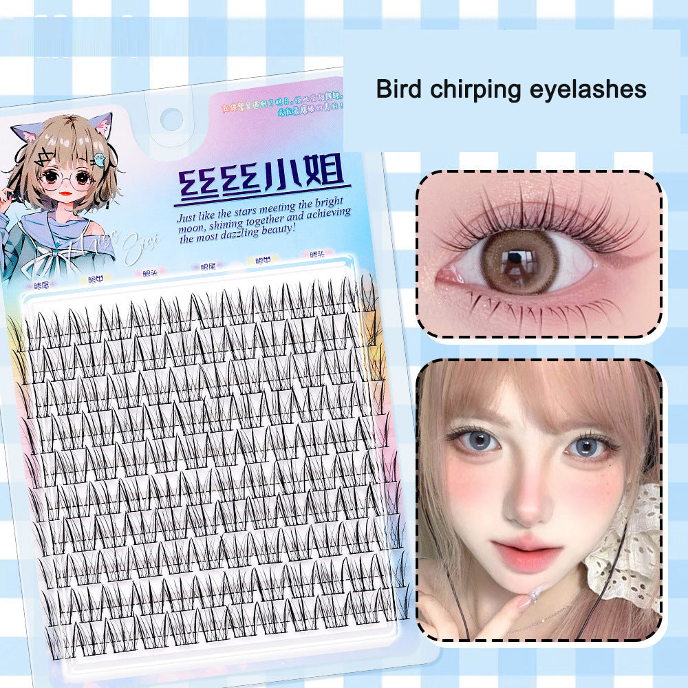 Sunflower Comics Pure Desire Eyelash Simulation Natural Thickening Large Segmented Trilogy False Eyelash Laziness - V.I.P Digital Presence