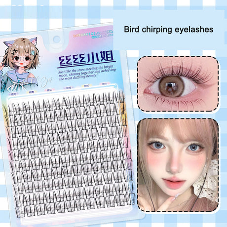 Sunflower Comics Pure Desire Eyelash Simulation Natural Thickening Large Segmented Trilogy False Eyelash Laziness - V.I.P Digital Presence