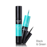Music Flower Matte Black & Colorful 2 In 1 Waterproof Liquid Eyeliner Pen Makeup Fast Dry Smooth Long Lasting Charm Eyes Liner - V.I.P Digital Presence