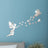 Angelic Flying Mirror Wall Stickers, Fairy Scattering Flowers Acrylic DIY Decorations for Living Room and Dining Room, New Arrival Butterfly and Flower Designs - V.I.P Digital Presence
