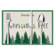 stmas linen placemats holiday party decorations insulation mats linen Christmas tree printed coasters - V.I.P Digital Presence