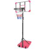 Portable Basketball Goal System with Stable Base and Wheels use for Indoor Outdoor teenagers youth - V.I.P Digital Presence