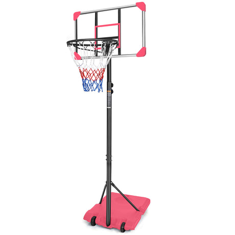 Portable Basketball Goal System with Stable Base and Wheels use for Indoor Outdoor teenagers youth - V.I.P Digital Presence
