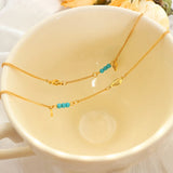 Titanium Steel Wing Shape Charm Anklet Bracelet - V.I.P Digital Presence