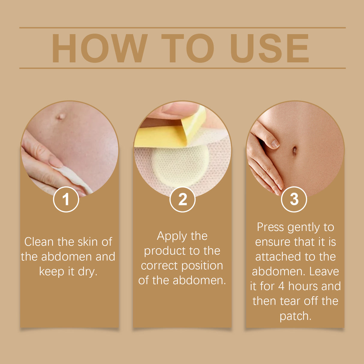 Body Care Patch, Lazy Arm Waist Gentle Firming Skin Show Body Patch