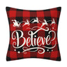 Black and red checkered car letter pillow cover, Amazon home sofa cushion cover, holiday pillow - V.I.P Digital Presence