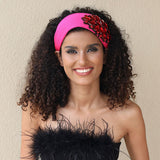 Solid color diamond inlaid wide edge with teeth anti slip face wash headband - V.I.P Digital Presence
