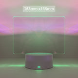 Take Down Notes And Light Up Your Space Transparent Luminous Acrylic Noteboard - V.I.P Digital Presence