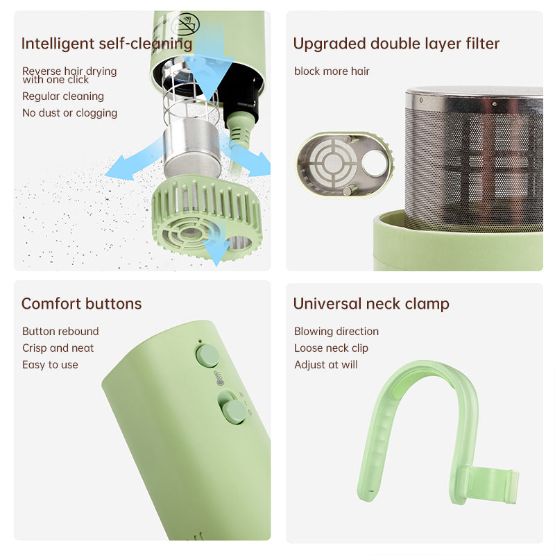 Pet hair dryer for pet care: high power, quiet, energy-saving, dog grooming, fast drying. Only suitable for 220V countries. - V.I.P Digital Presence