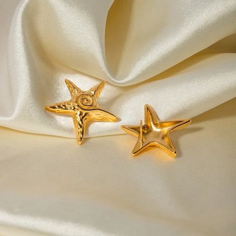 Stainless Steel Star Shape Earrings - V.I.P Digital Presence