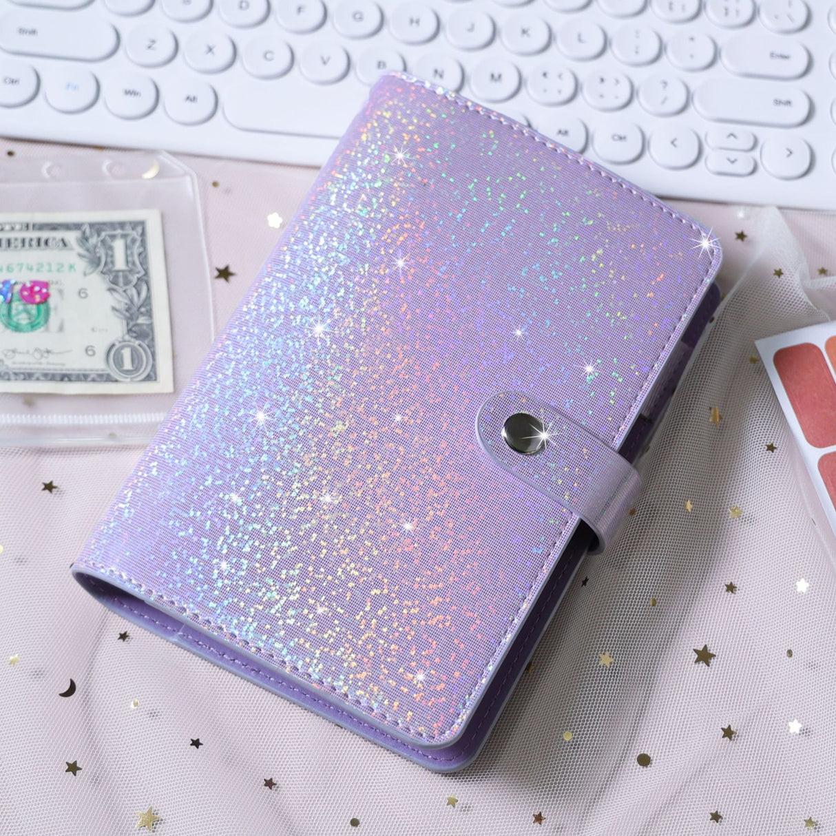 Full of Stars A6 Loose-Leaf Bookkeeping Notebook Creative Cash Budget Financial Planning Manual Account Book - V.I.P Digital Presence