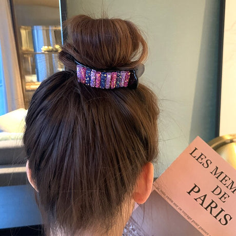 New Colorful Rainbow Hair Claws For Women Girls Hair Holder Clip Sweet Headband Hair Style Make Hairpin Fashion Hair Accessories - V.I.P Digital Presence