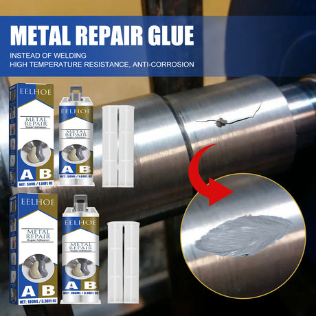 Metal Repair Glue, Crack Filling And Leak Plugging Quick Dry Crack High Temperature Welding Metal Repair Agent - V.I.P Digital Presence