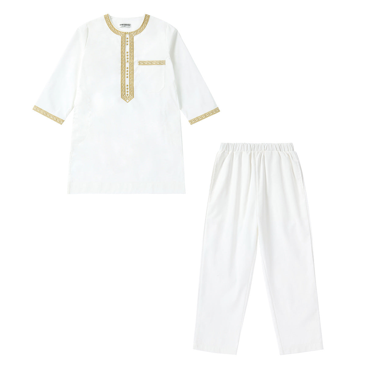 Middle Eastern teenage boy embroidered robe set - V.I.P Digital Presence