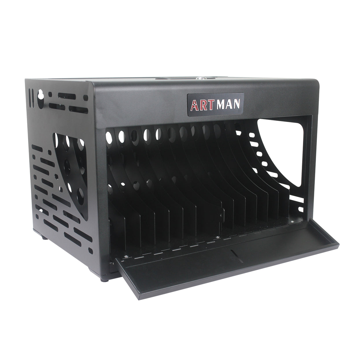16 Bay Charging Cabinet for Laptop Chromebook Locking Charging Station-BLACK - V.I.P Digital Presence