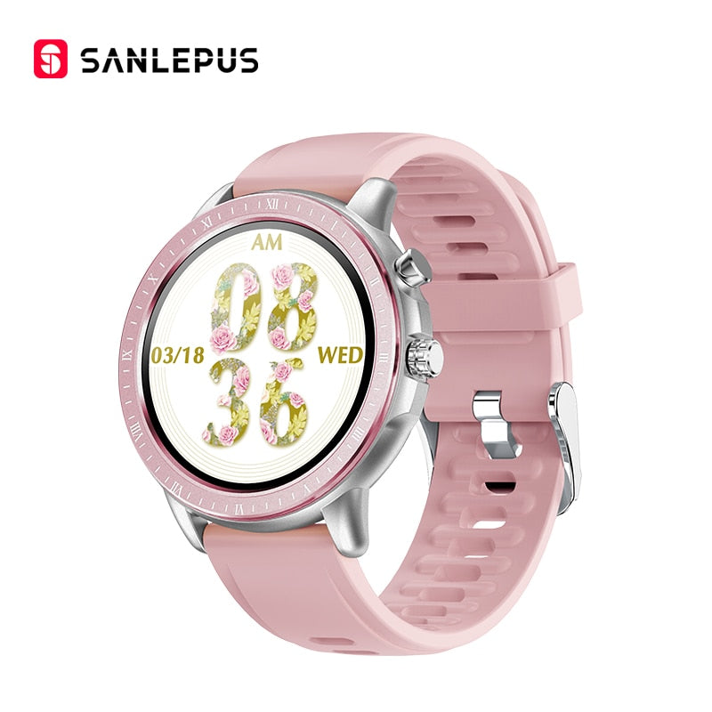 Nuevo reloj inteligente deportivo con monitor de ritmo cardíaco, pulsera de fitness resistente al agua para hombres y mujeres, reloj inteligente para Android, Apple y Xiaomi. 