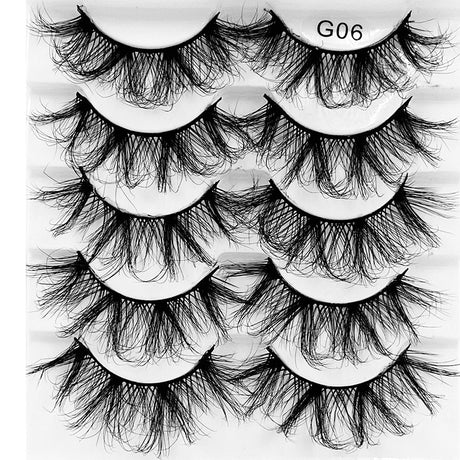 5 Pairs Of New Style Fake Eyelashes Of Fried Hair 8D FLUFFY - V.I.P Digital Presence
