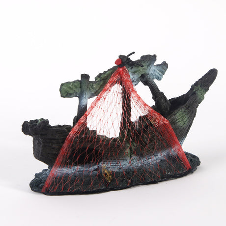 Ship fish tank resin water grass landscape decoration - V.I.P Digital Presence