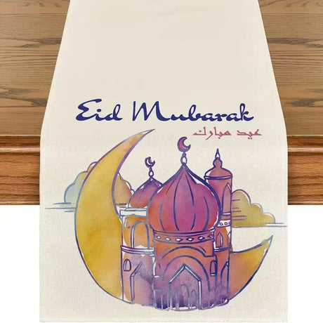 Printed Moon Castle House Tablecloth Home Decoration Party Festival Atmosphere Table Flag - V.I.P Digital Presence