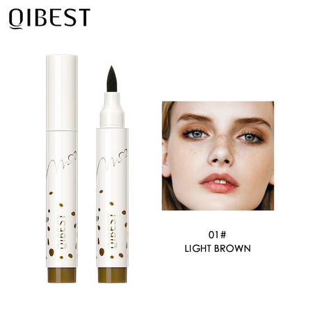 QIBEST Freckle Pen Natural Simulation Freckle Pen Color Development Waterproof Easy To Color Do Not Take Off Makeup Spot Pen Eyeliner - V.I.P Digital Presence