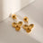 Stainless Steel Flower Dangle Earrings - V.I.P Digital Presence