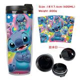 Stitch Stitch animation peripheral double-layer insulated plastic cup two-dimensional cartoon tea cup cold water kettle water cup - V.I.P Digital Presence