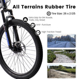 A2660 Ecarpat Mountain Bike 26 inch Wheel Carbon Steel Frame Disc Brake Thumb Shift Front Fork Rear Shock Absorber Bicycle - V.I.P Digital Presence