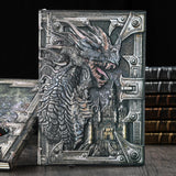 Retro Embossed Evil Dragon Notebook Metal Three-Dimensional Dinosaur European-Style Notebook - V.I.P Digital Presence