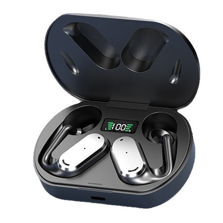 GT-R Bluetooth Earphones Hanging Ear Bone Conduction Wireless Bluetooth Earphones Long Range Office Business Digital Display Screen - V.I.P Digital Presence