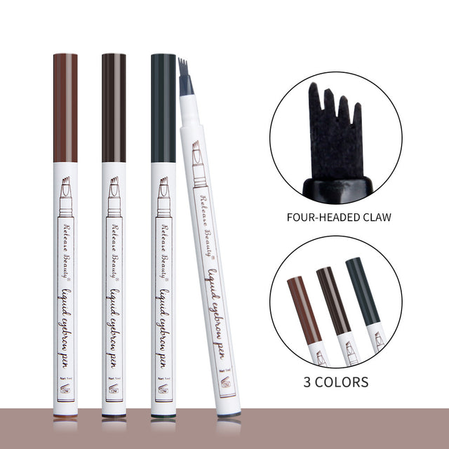 RELEASE BEAUTY Liquid Eyebrow Pencil Very Fine Micro Carving Eyebrow Pencil Is Easy For Lazy People To Use - V.I.P Digital Presence