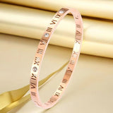 Stainless steel titanium steel bracelet for women non fading electroplated buckle jewelry for women - V.I.P Digital Presence