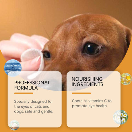 Eye Wipes for Cats and Dogs, Dogs to Tear Stains Cat Pet Eye Cleaning Wet Wipes for Eyes - V.I.P Digital Presence