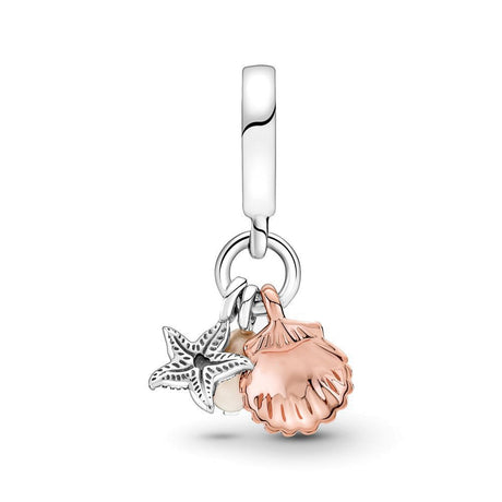 Panjia Pearl Freshwater Aquaculture Pearl Starfish and Shell Trinity Pendant Beach Charm Jewelry Accessories Summer - V.I.P Digital Presence
