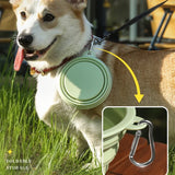 Dog Feeders Folding Silicone Bowl Outdoor Travel Foldable Portable Cat Dog Food Water Container Feeding Tray Bowl Pet Supplies - V.I.P Digital Presence