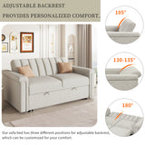 U_STYLE Convertible Soft Cushion Sofa Pull Bed ,for Two People to Sit On - V.I.P Digital Presence