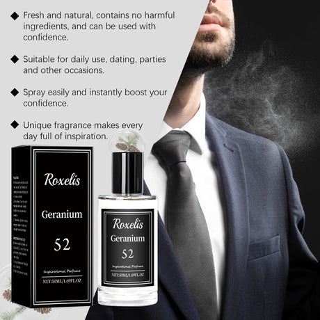 Geranium Inspired Perfume Unique Floral Fragrance Light Fragrance Light Fragrance Elegant Hormonal Fragrance Niche Perfume - V.I.P Digital Presence