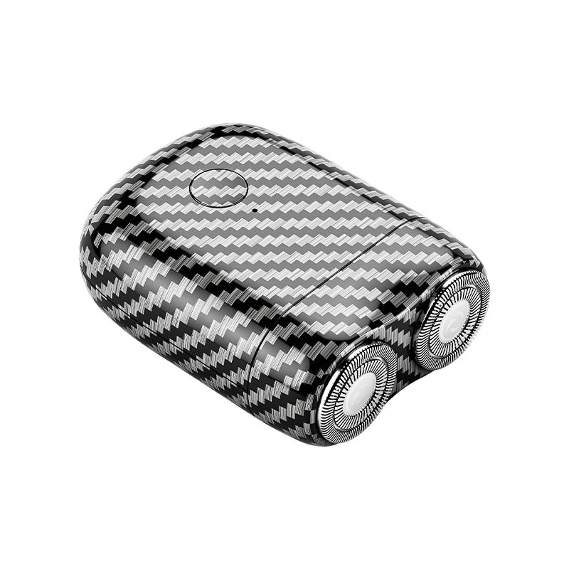 Mini electric shaver with magnetic suction dual blade heads 2-speed USB charging mini portable men's electric shaver - V.I.P Digital Presence