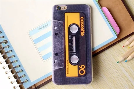 Cassette Tape Tpu silicone Case For Coque Apple iPhone 5 5s se 6 6s 6plus 6s PlusCases Camera Back Cover Capinha Vintage Fundas - V.I.P Digital Presence